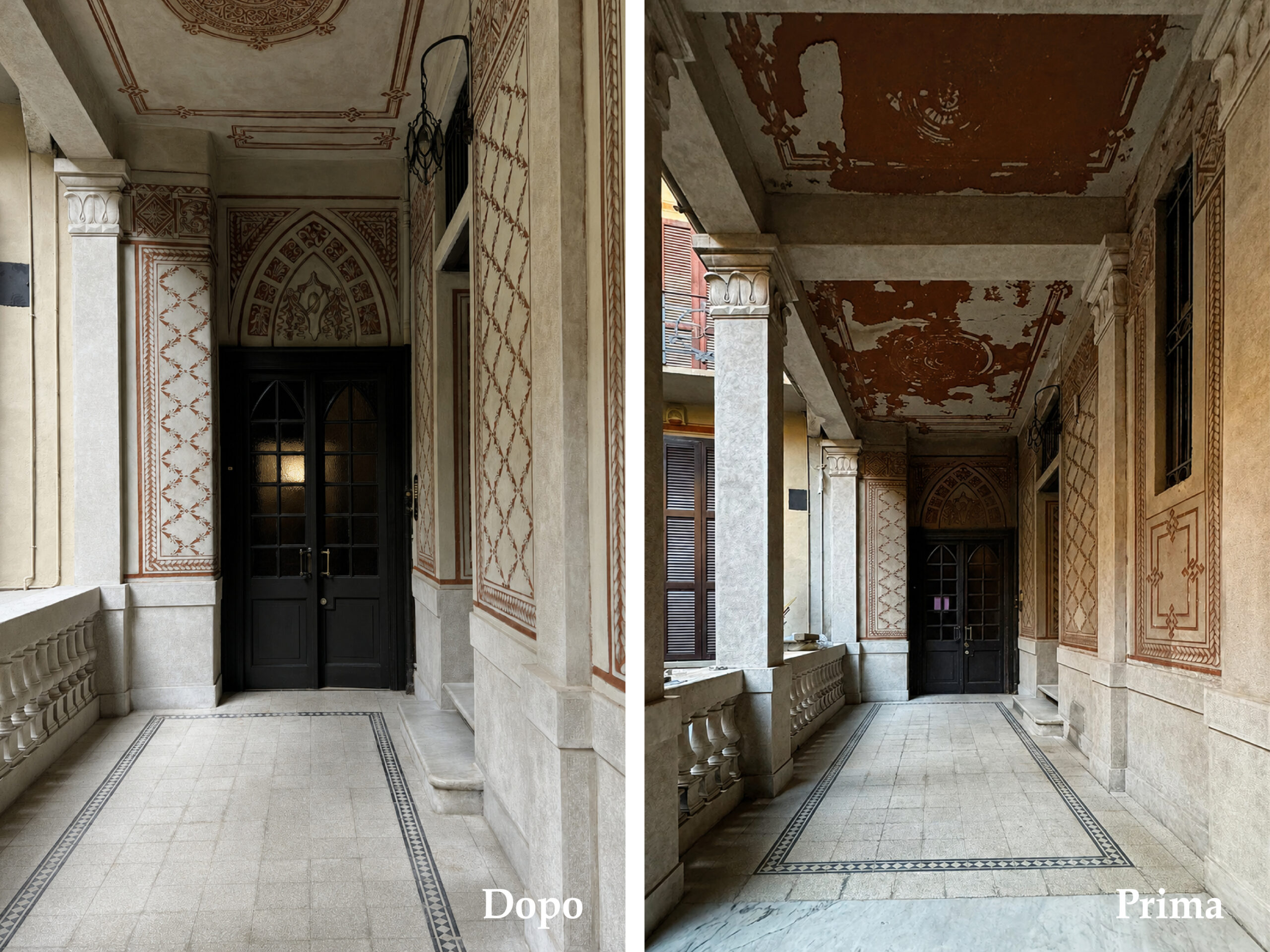 Restauro della Facciata e del Cortile di un Edificio Storico a Milano | Via Melloni — foto 3