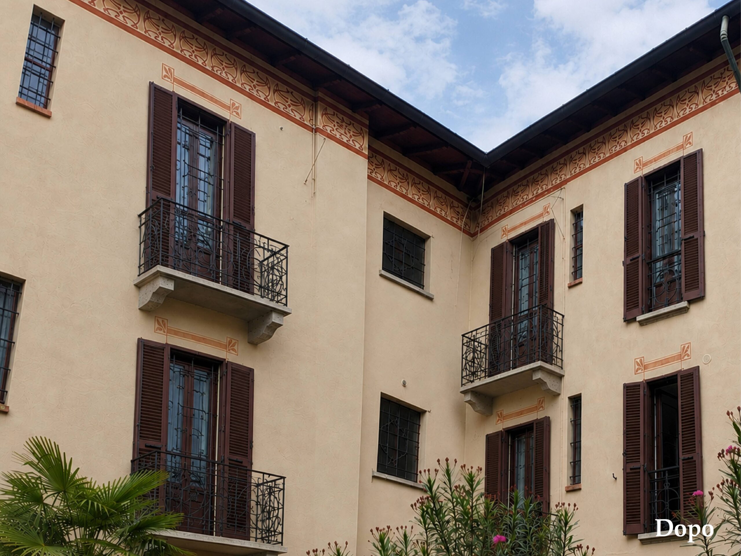Restauro della Facciata e del Cortile di un Edificio Storico a Milano | Via Melloni — foto 4